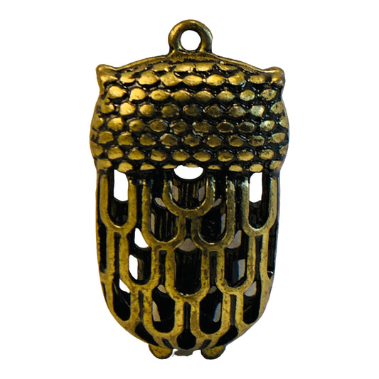 5264 - Copper Owl Charm - |Clear-76|