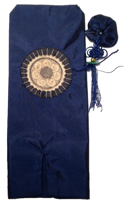 5278 - Navy Blue Wine Bottle Cover - |F-27 Top|