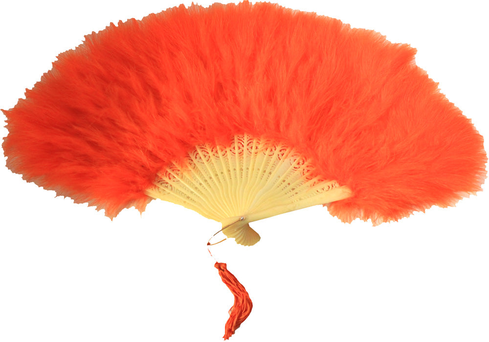 5296 - 12" Feather Fan Orange - |I-7 Top|