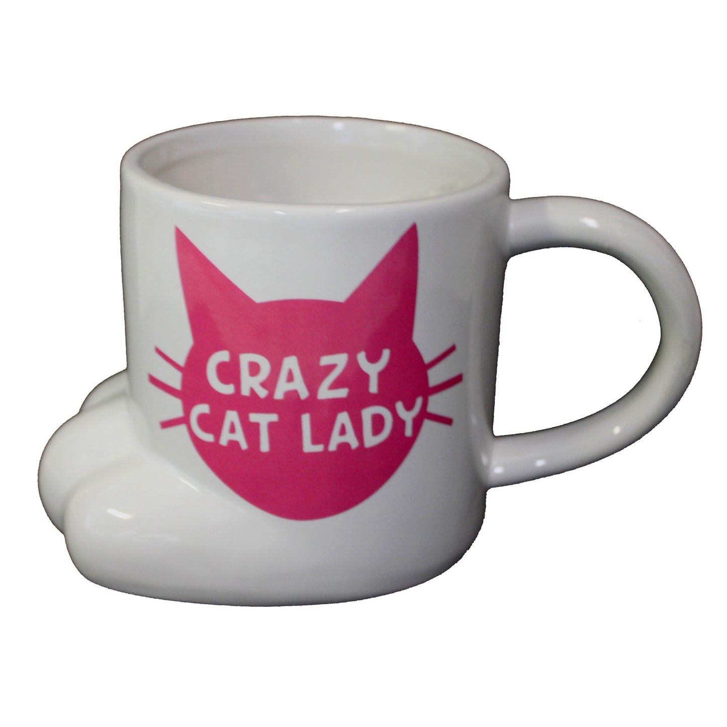 5298 - Crazy Cat Lady Coffee Mug 16 Oz White Ceramic Gift