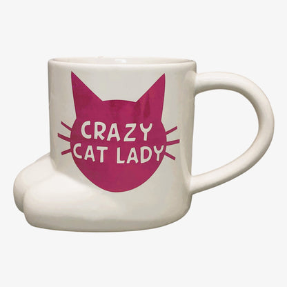 5298 - Crazy Cat Lady Coffee Mug 16 Oz White Ceramic Gift