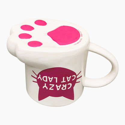 5298 - Crazy Cat Lady Coffee Mug 16 Oz White Ceramic Gift