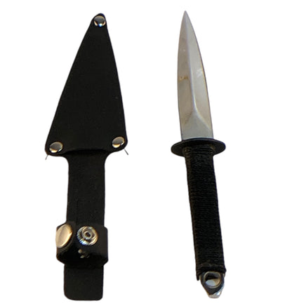 5331 - 8" Black Straight Boot Knife |81|