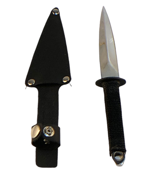 5331 - 8" Black Straight Boot Knife |81|