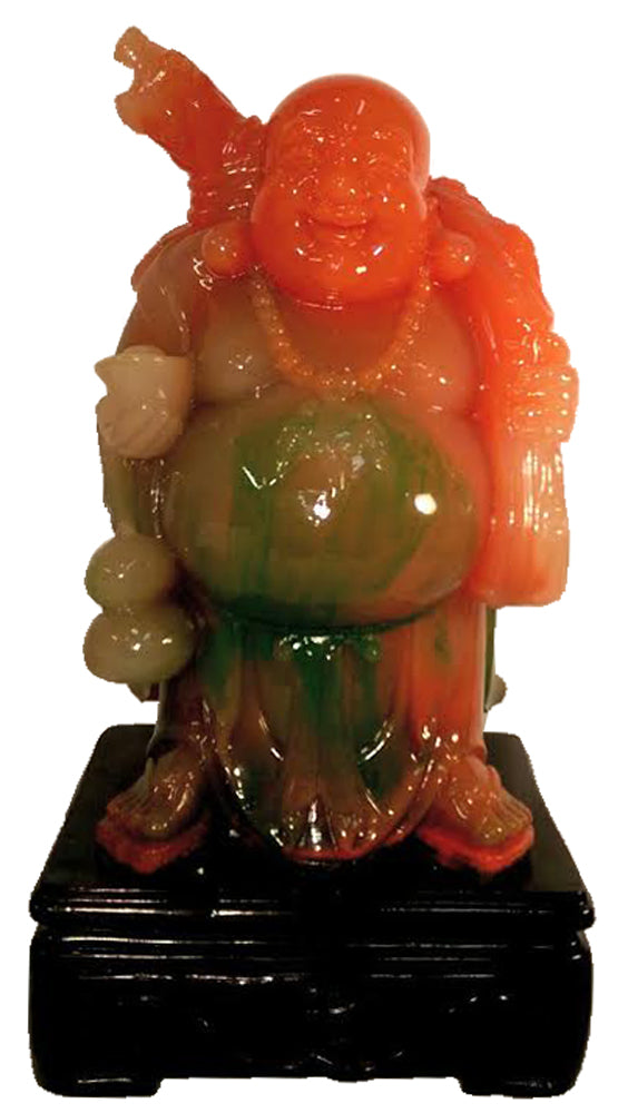 5364 - 20" Tricolor Buddha - On Stand - |Store Floor|