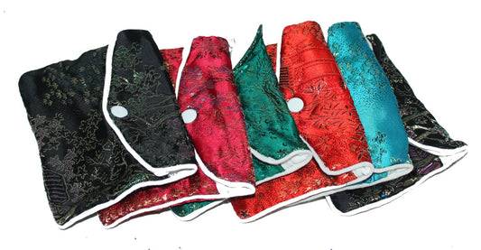 5369 - Brocade Purse 4" x 3.5" Assorted Colors - |16-18|