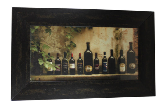 5376 - Framed Wine Print 19" x 30" |13-20|