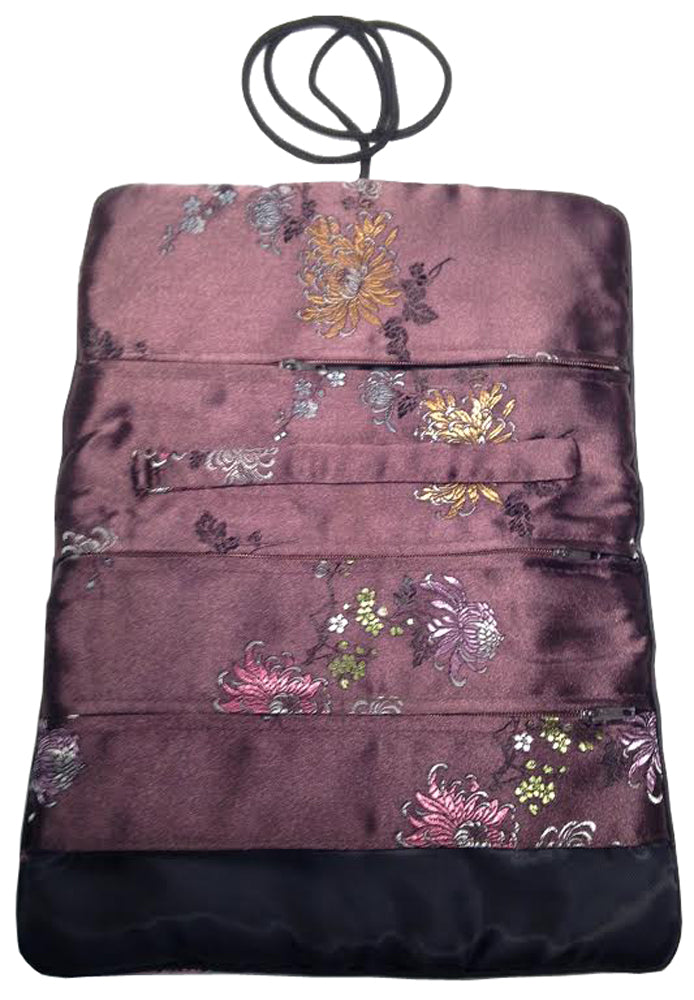 5389 - Brown Travel Jewelry Holder  |16-22|