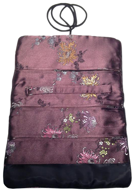 5389 - Brown Travel Jewelry Holder  |16-22|