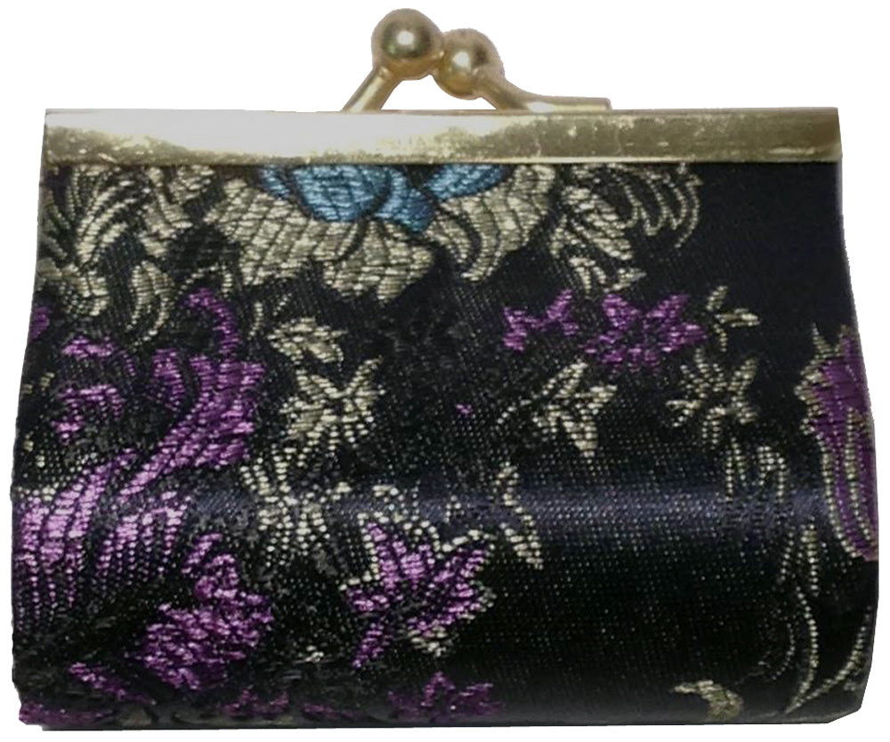 5394 - 3x2.5" Black Coin Snap Purse |16-18|