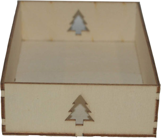 5398 - Wood Box Tree 4x6" DIY - |W-50|