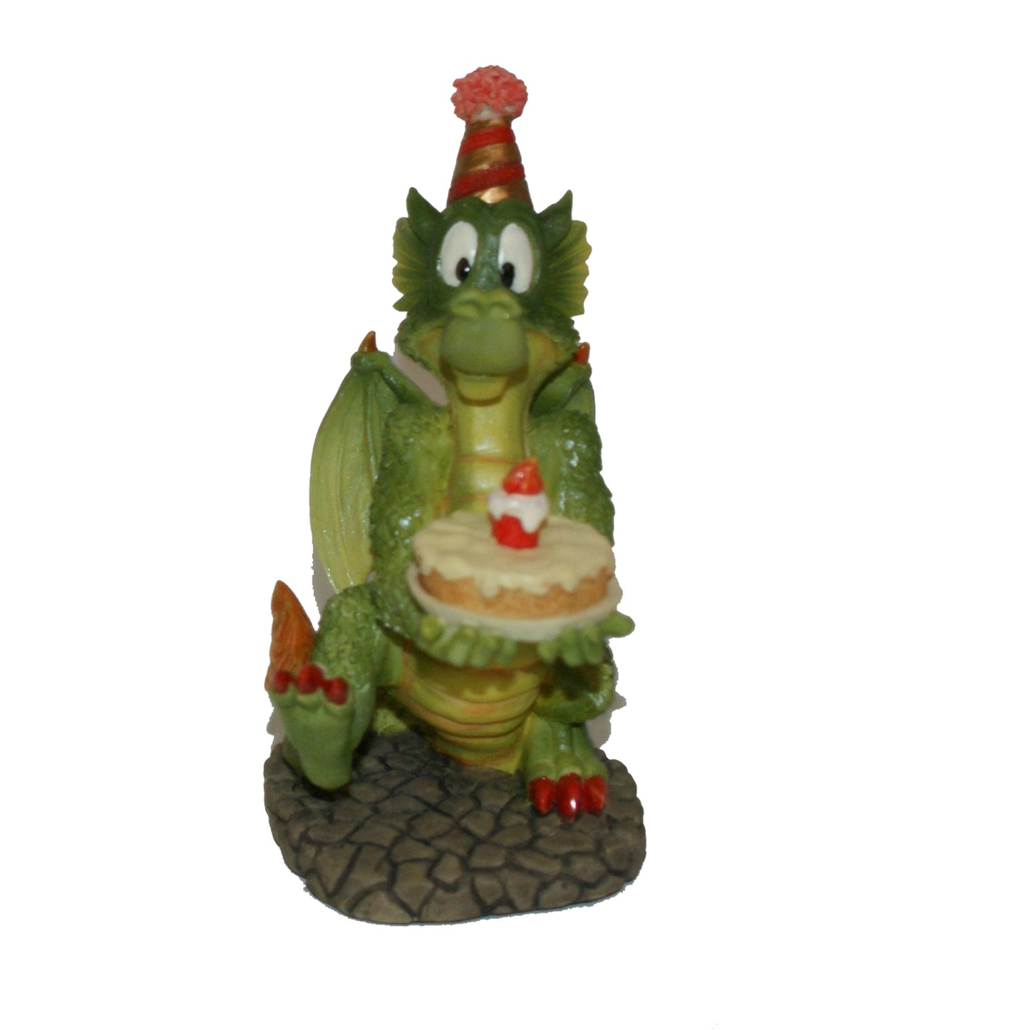 5413 - 4" Green Dragon - Birthday Cake - |Z-26|