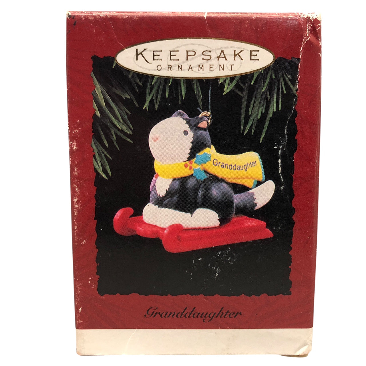 5437 - Set of 4 Hallmark Keepsake Granddaughter Christmas Ornaments for Holiday Decor ||