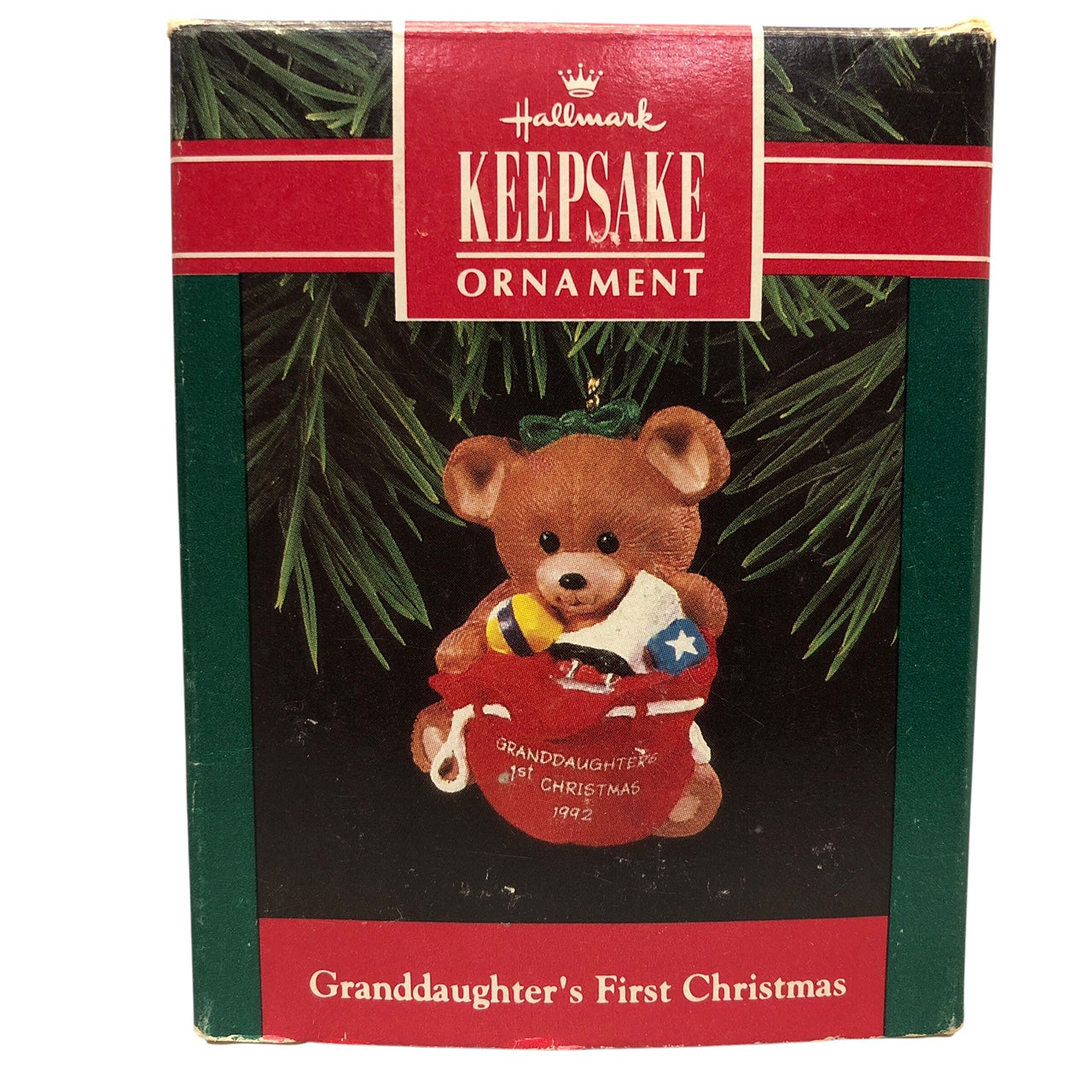 5437 - Set of 4 Hallmark Keepsake Granddaughter Christmas Ornaments for Holiday Decor ||