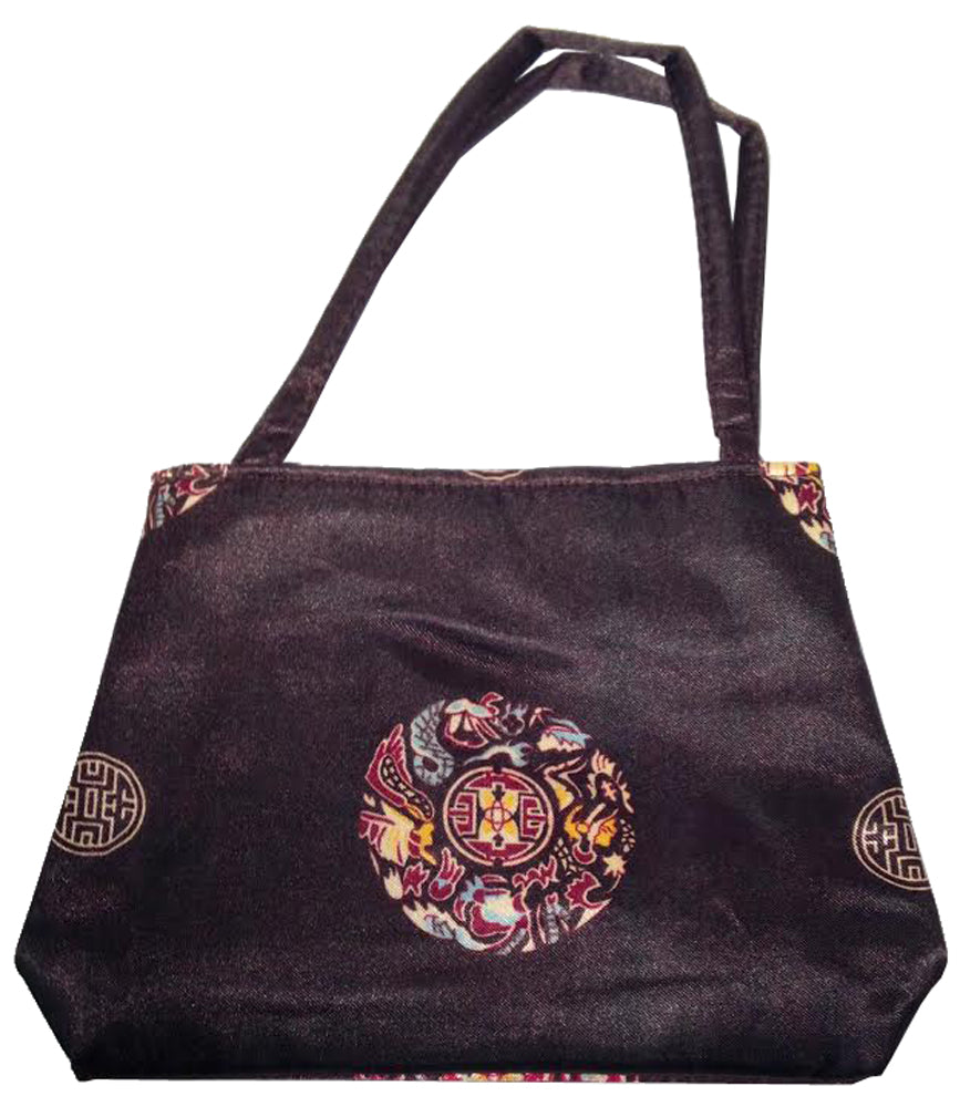 5447 - 8x6 Black Satin Purse - |16-18|