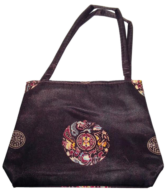 5447 - 8x6 Black Satin Purse - |16-18|