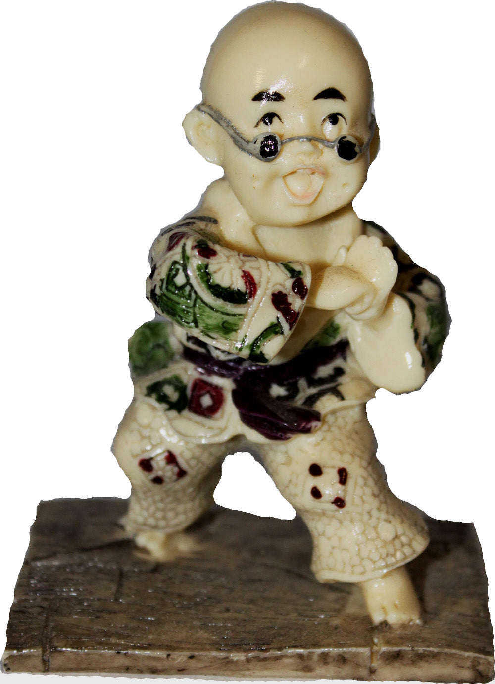 5458 - 4" Faux Ivory Buddha Boy - Elbow - |X-62|