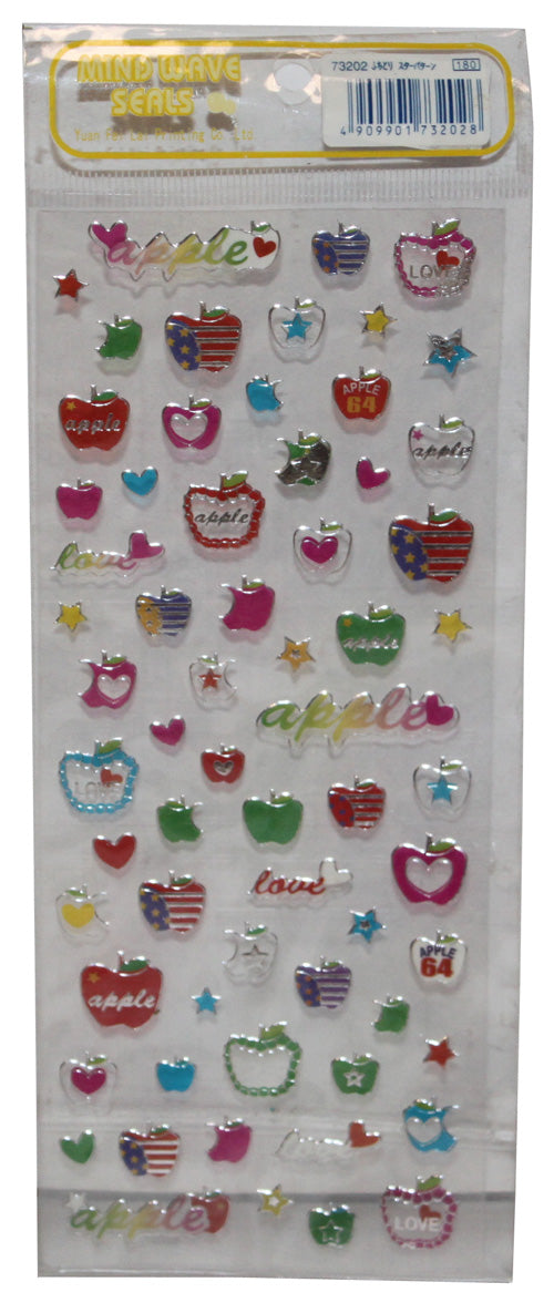 5489 - Apple Stickers Sheet - |File-24|
