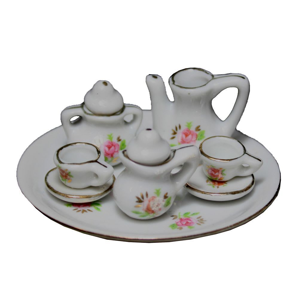 550 - 3" Dollhouse Ceramic Tea Party Set |23-2|