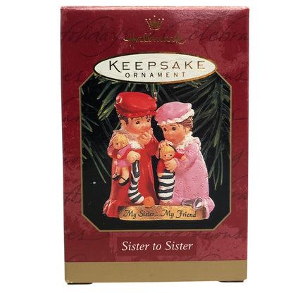 5535 - Beautiful Set of 5 Hallmark Keepsake Sister Ornaments for Christmas Tree and Holiday Decor |Pod 1-66|