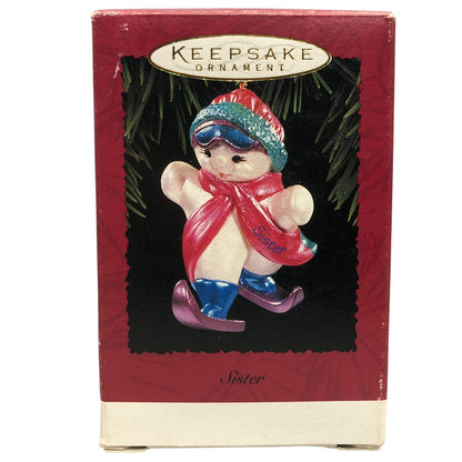 5535 - Beautiful Set of 5 Hallmark Keepsake Sister Ornaments for Christmas Tree and Holiday Decor |Pod 1-66|