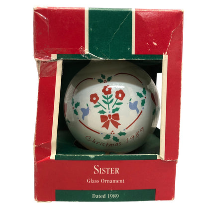 5535 - Beautiful Set of 5 Hallmark Keepsake Sister Ornaments for Christmas Tree and Holiday Decor |Pod 1-66|