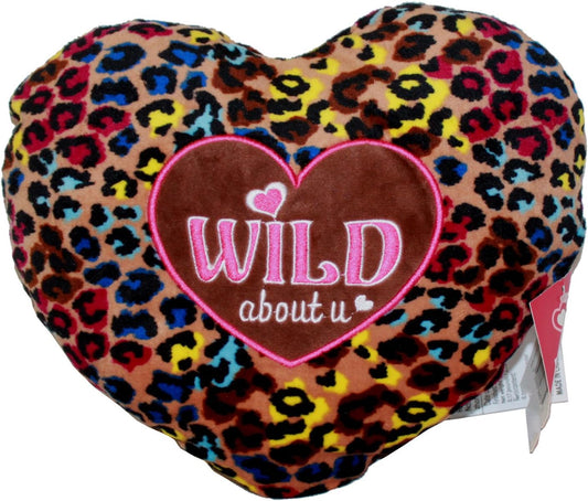 5633 - Wild About U Heart Pillow - |H-22/H-57|