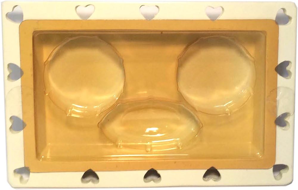 565 - Ceramic Tray With Hearts - [S-11 Down]