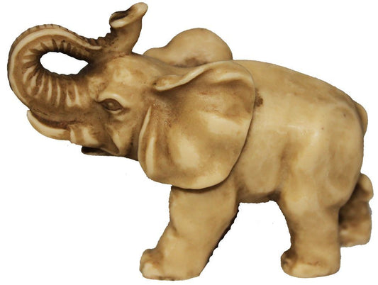 5728 - 4" Faux Ivory Elephant - Trunk Head - |Z-21|
