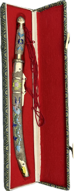 5738 - Gold Floral Letter Opener 12 Inches |108|