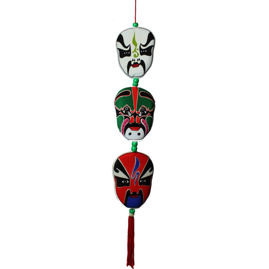579 - Fabric Hanger Mask Lucky Set of 3 - |4-4|