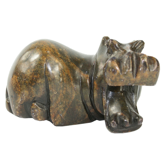 5819 - 5" Brown Hippo - Mouth Open - |Z-26|