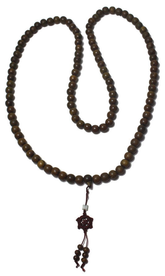 5820 - 56" Wood Mala Beads - |Clear-161|