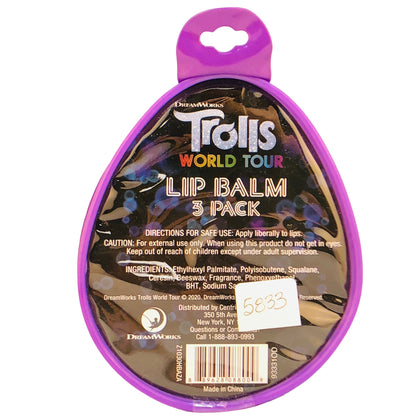 5833 - Trolls World Tour Lip Balm Set - Two Packs - |BA-5|