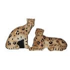 583 - Playful Cheetah Printed Salt and Pepper Shaker Set for Kitchen Dining |15-33|