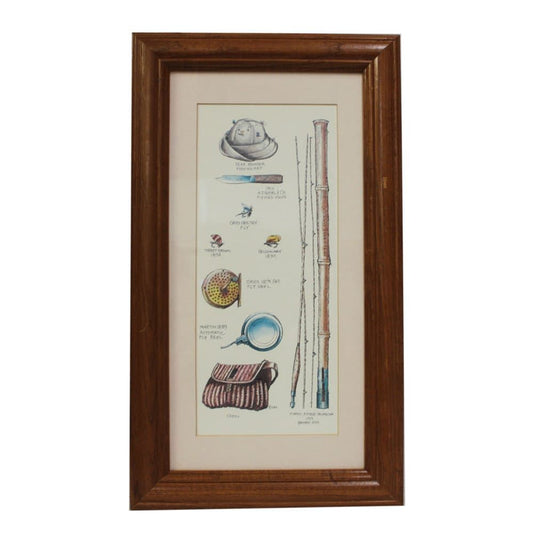 588 - 10X18 Fisherman's Tools Print - |5-5|