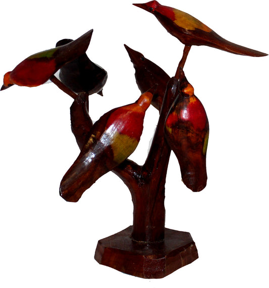 5890 - 10" 6 Color Birds Branch Perch - |Z-78|