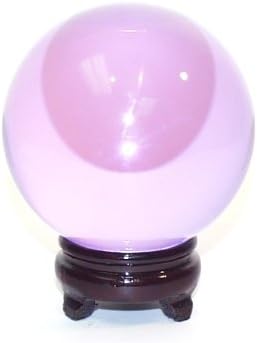 5908 - 3" Lavender Crystal Ball - |IT AA8|