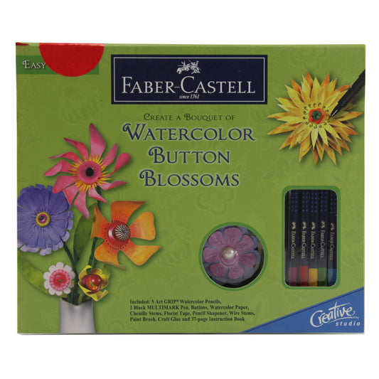 5916 - Watercolor Button Blossoms Kit - |H-66|