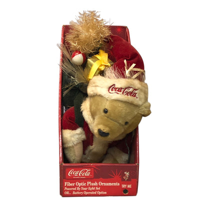 5954 - Coca Cola Fiber Optic Christmas Plush |22-11|