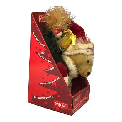 5954 - Coca Cola Fiber Optic Christmas Plush |22-11|