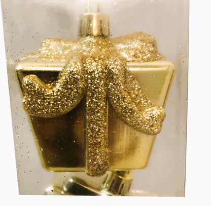 5956- 4 ct Present Ornaments Gold |Pod 1-80|