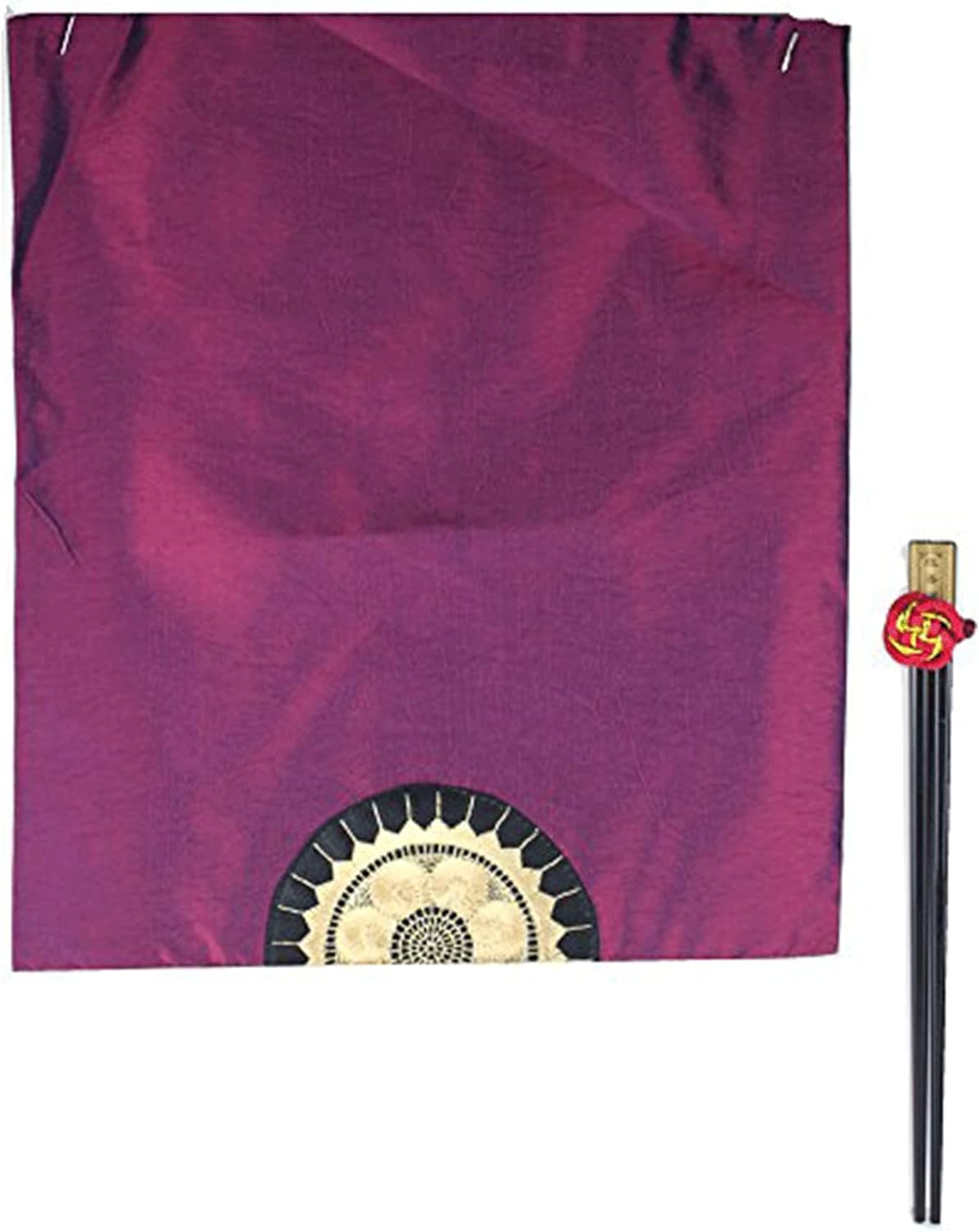 5988 - Burgundy Placemat Chopsticks 6 Set |16-24|