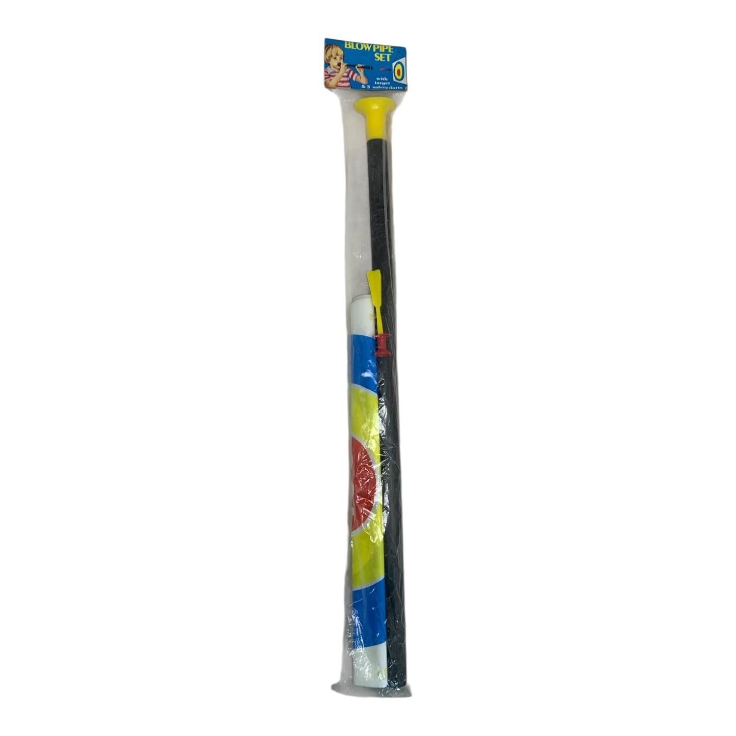 5071 - Toy Safe Blow Gun Pipe Set with Plastic Darts and Target |R-45|