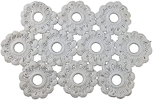 6003 - 9" White Crocheted Doily - |18-19|