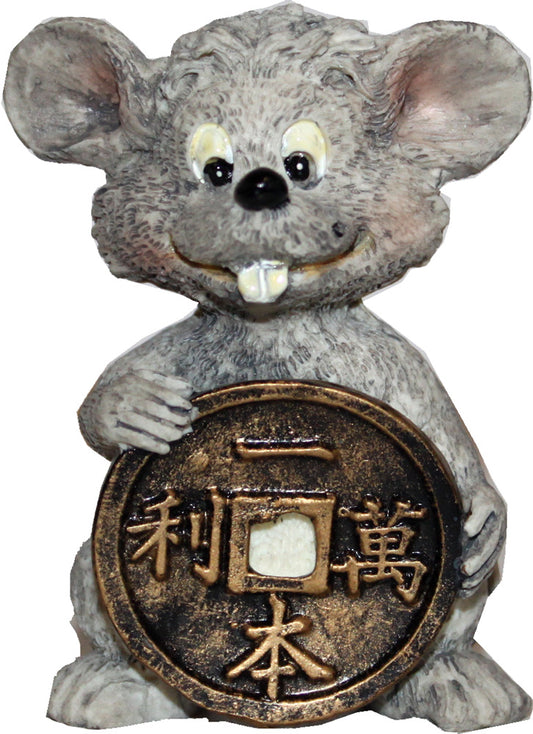 6025 - 2.5" Color Zodiac Rat-Coin - |Z-54|