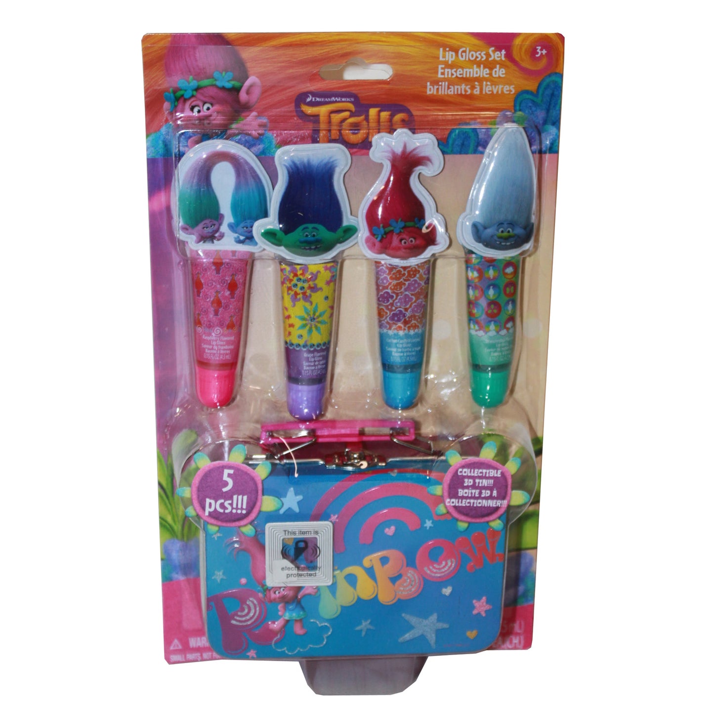 6046 - Rainbow Lip Gloss Set w Tin - |BA-3|