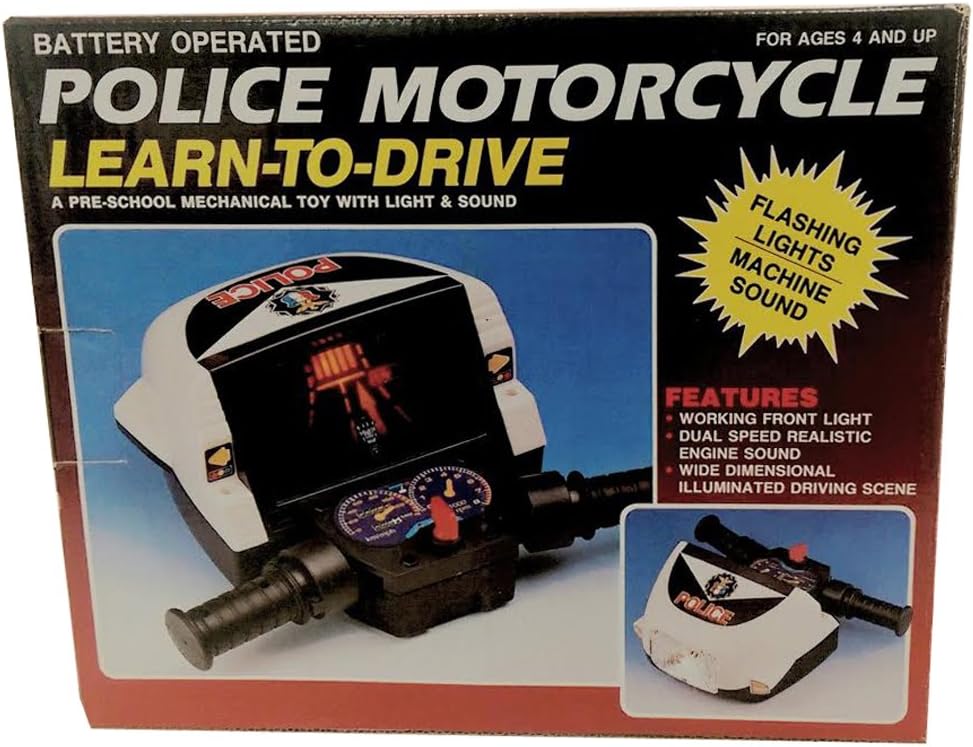 6060 - Police Motorcycle Battery Opera - [R-41 Garage]