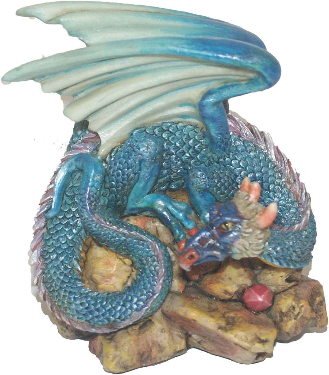 6075 - 3" Blue Dragon - Lay On Rocks - |Z-83|