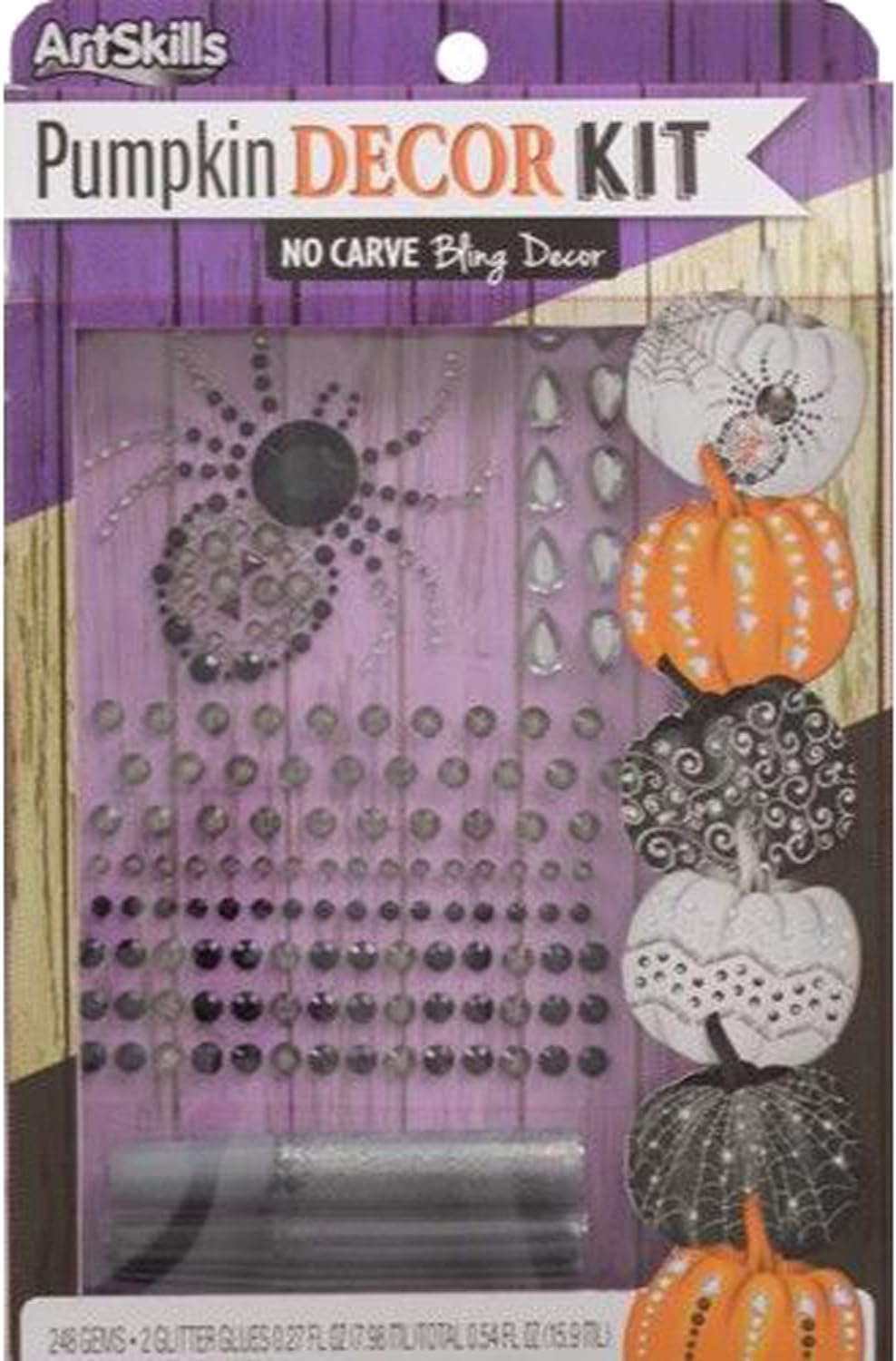 6080 - Pumpkin No Carve Bling Decor - |R-30|
